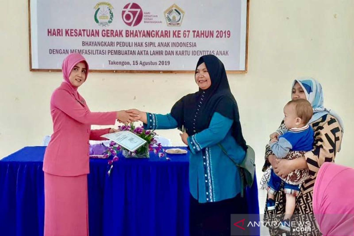 Bhayangkari Polres Aceh Tengah gelar aksi peduli hak sipil anak