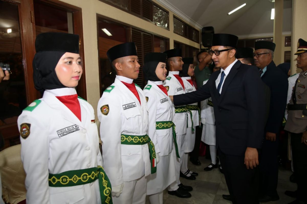 Wabup Pandeglang minta Paskibraka tunjukan keteladanan