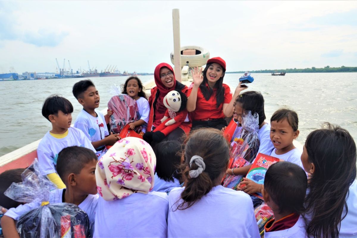 Rayakan HUT RI, Pelindo 1 berbagi keceriaan di kampung nelayan Belawan