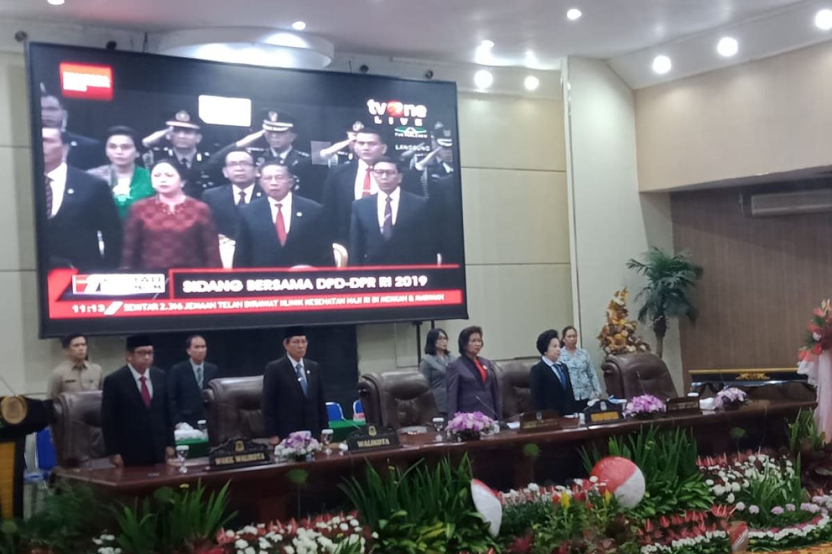 DPRD Manado gelar paripurna pidaor kenegaraan Presiden