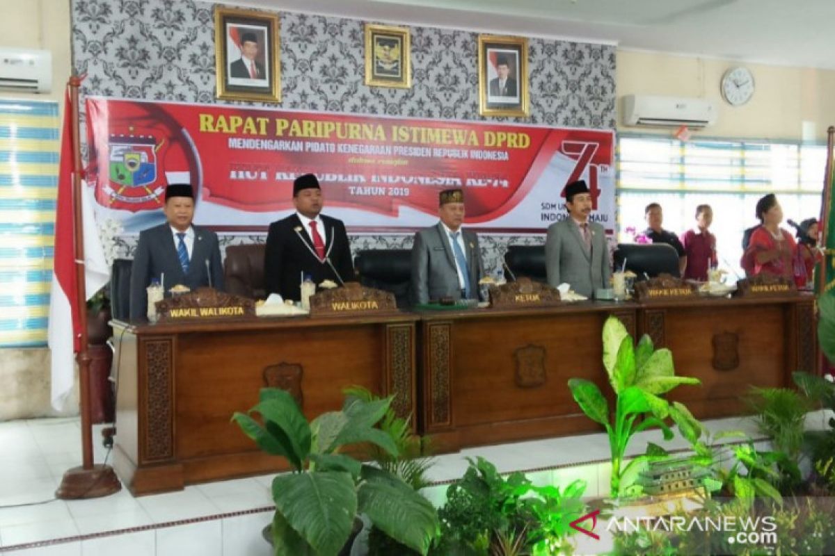 DPRD Tanjungbalai gelar paripurna istimewa dengarkan pidato Presiden