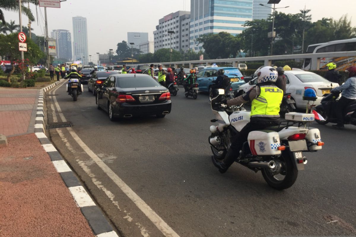 Gedung parlemen mulai dipadati para undangan Sidang Tahunan