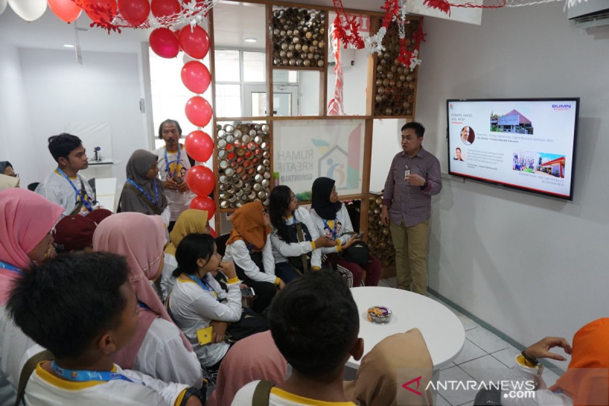 SMN asal Jatim kunjungi Rumah Kreatif Gorontalo