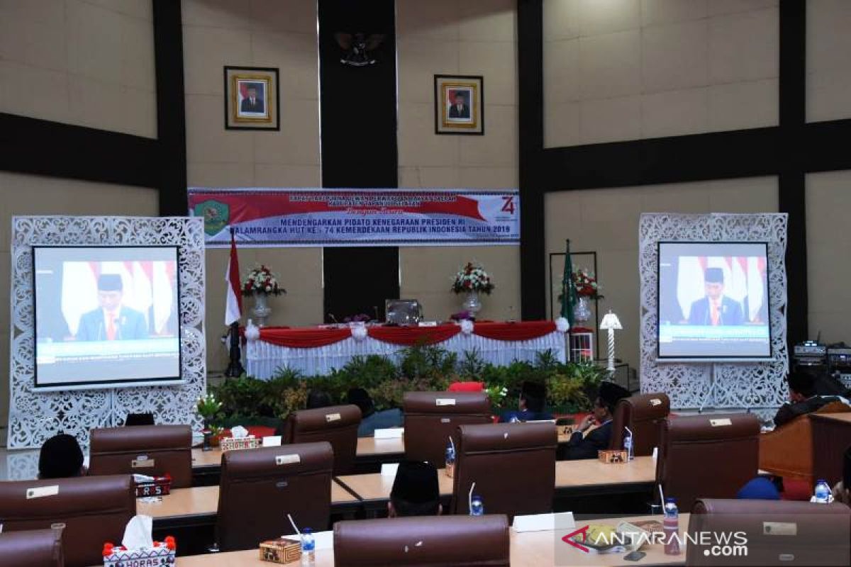 Bupati Tapanuli Selatan dengarkan pidato kenegaraan