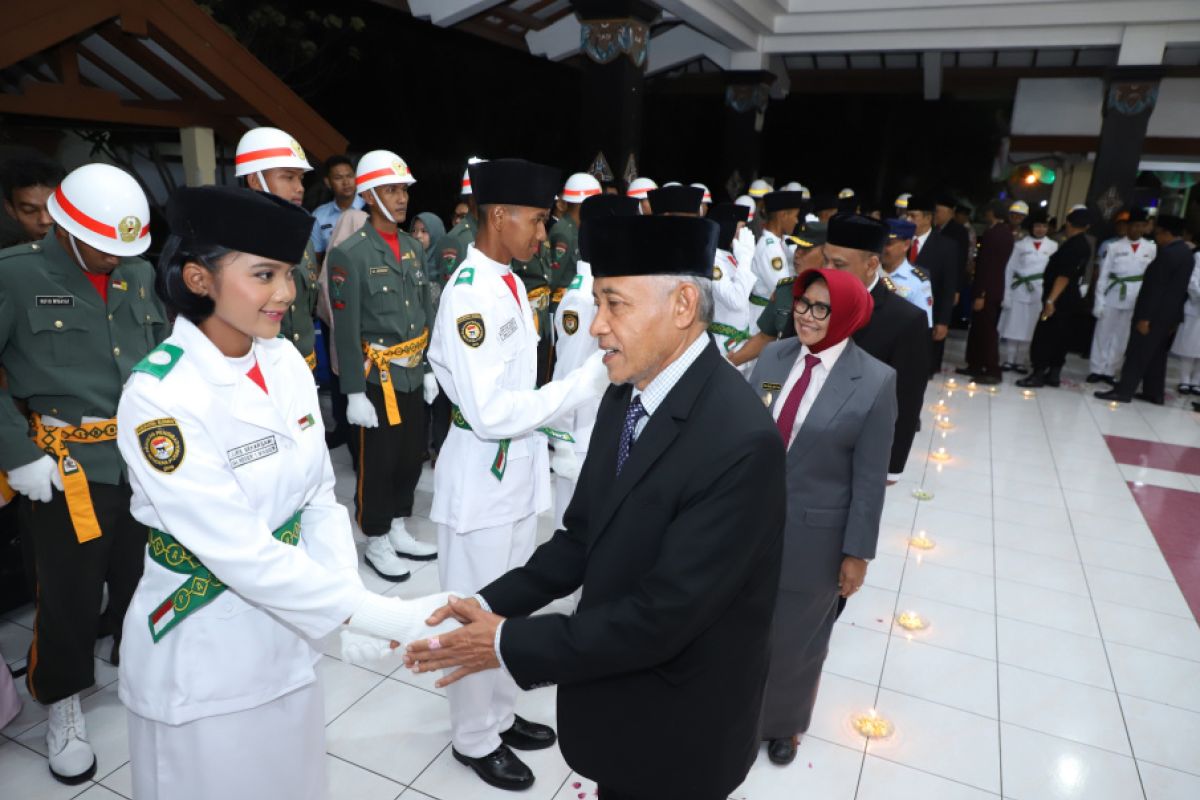 Paskibraka Sleman siap bertugas pengibaran bendera