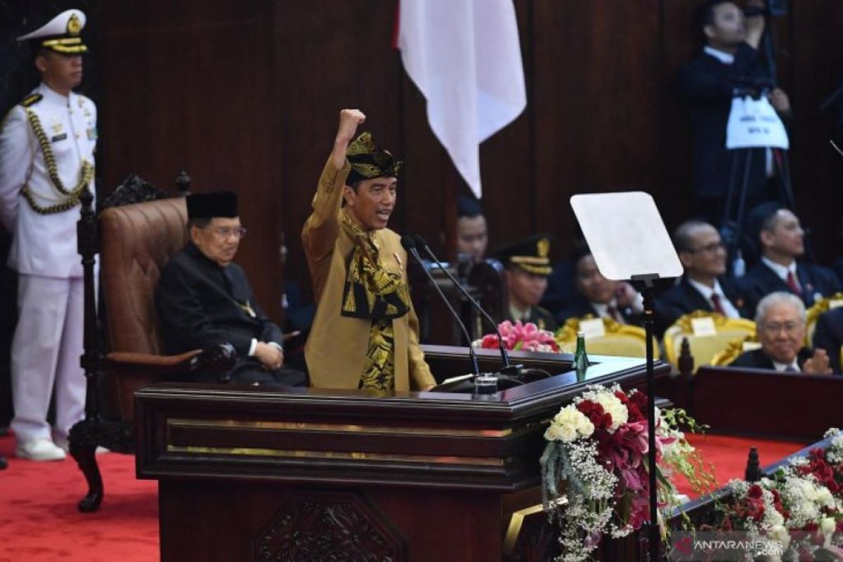 Pengamat sebut pidato Jokowi isyarat untuk calon menteri