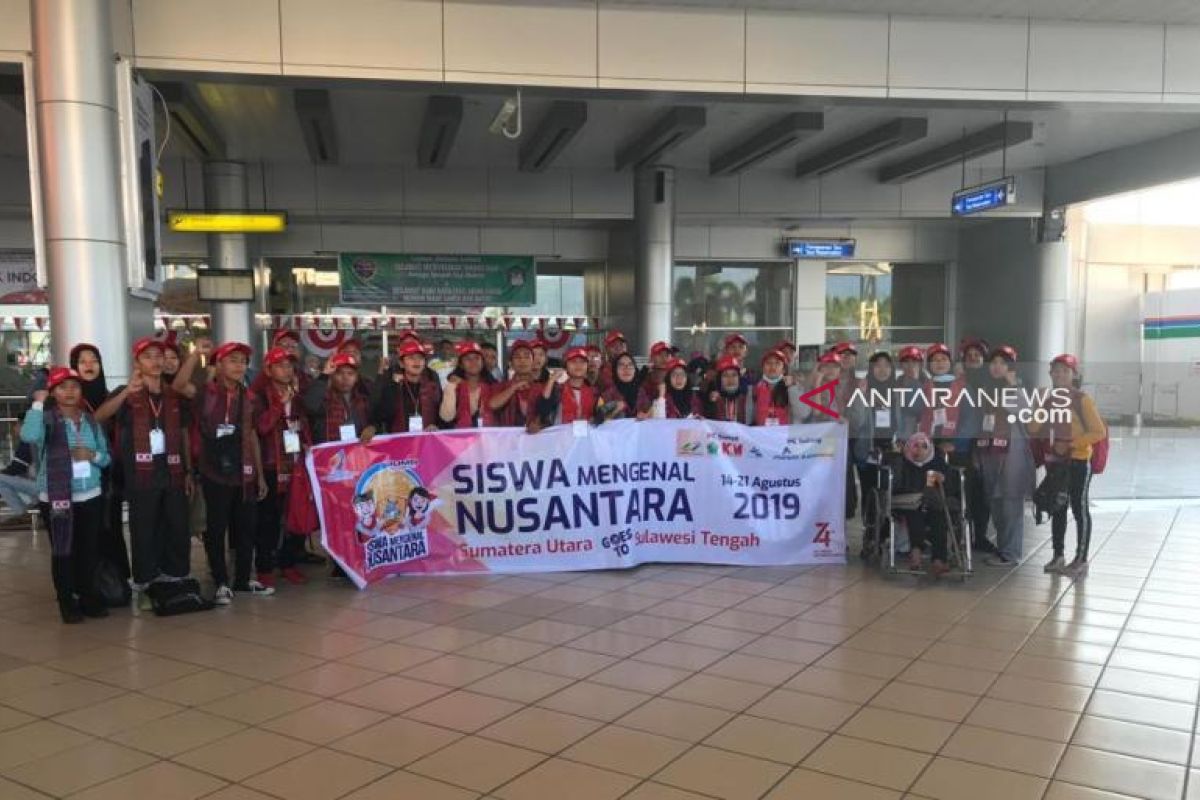 Peserta SMN asal Sumut tiba di Palu