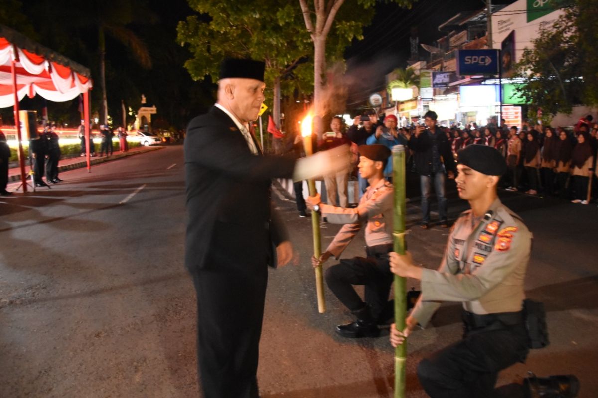 Pawai obor meriahkan  HUT RI di Aceh Tengah