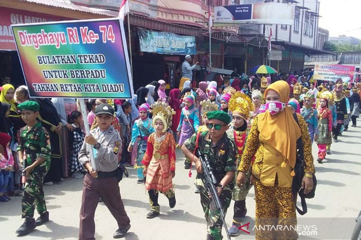 Ribuan pelajar ikuti pawai karnaval di Aceh Timur