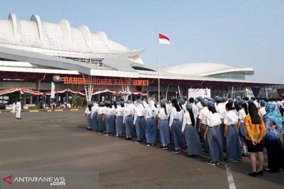 AP II bersama SMN Sumsel rayakan Kemerdekaan di Bandara Tjilik Riwut