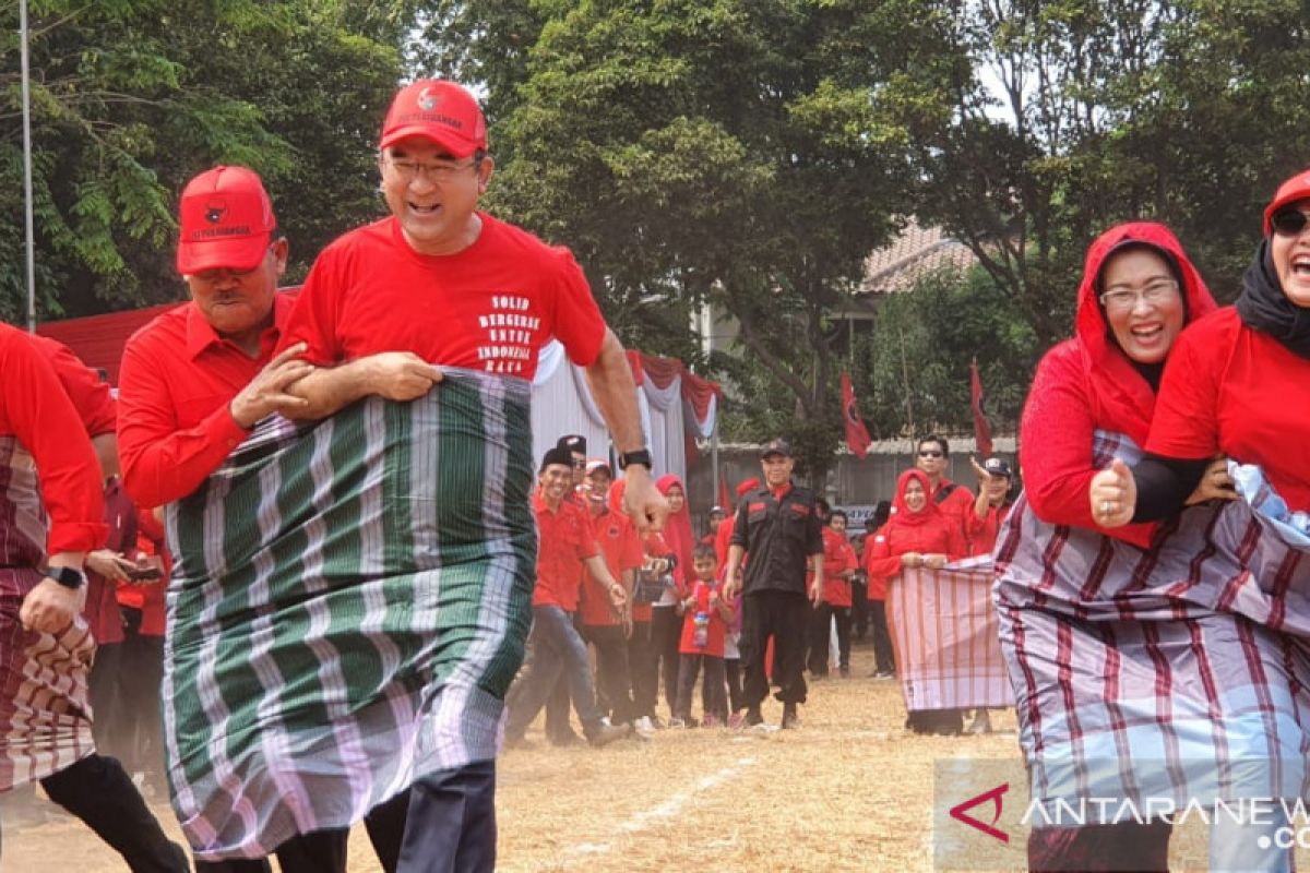 PDIP selenggarakan lomba kerakyatan usai upacara peringatan HUT RI