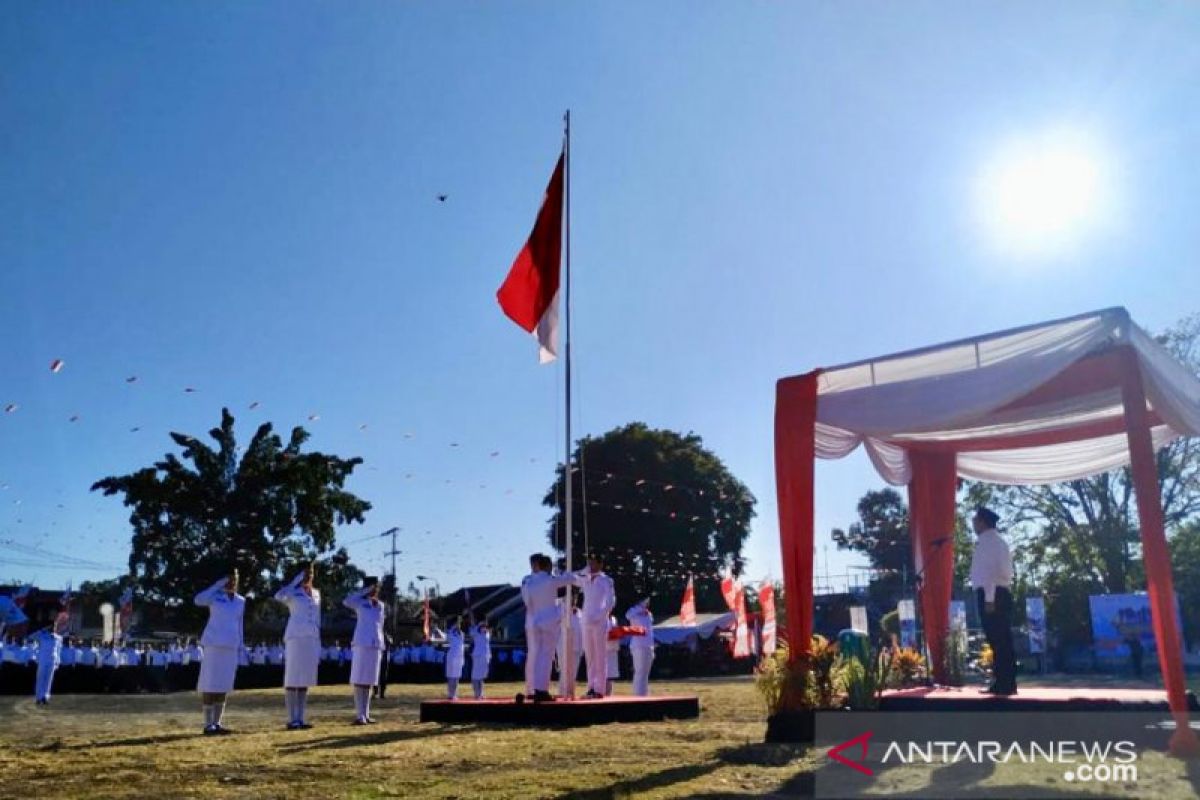 Ratusan karyawan BUMN di Sulawesi Utara ikuti upacara kemerdekaan RI ke-74