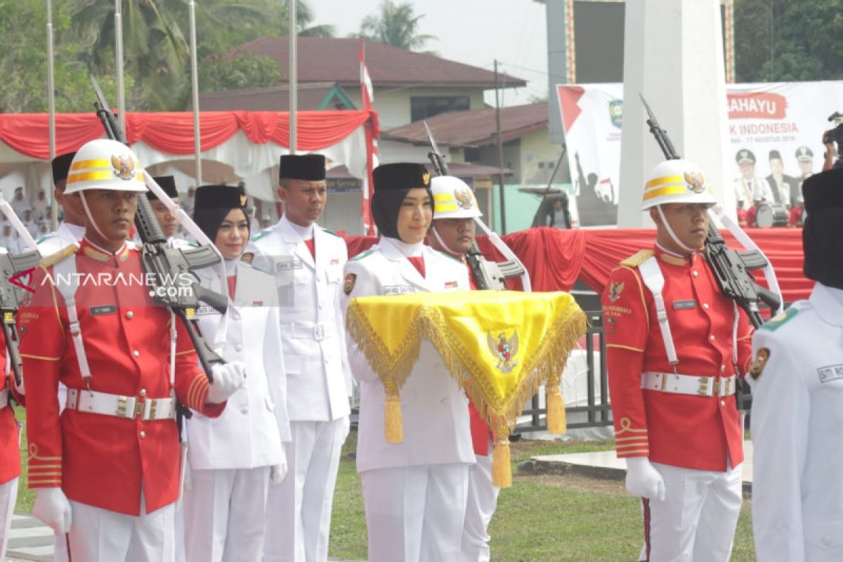 Tiga bersaudara asal Siak yang menjadi Paskibra