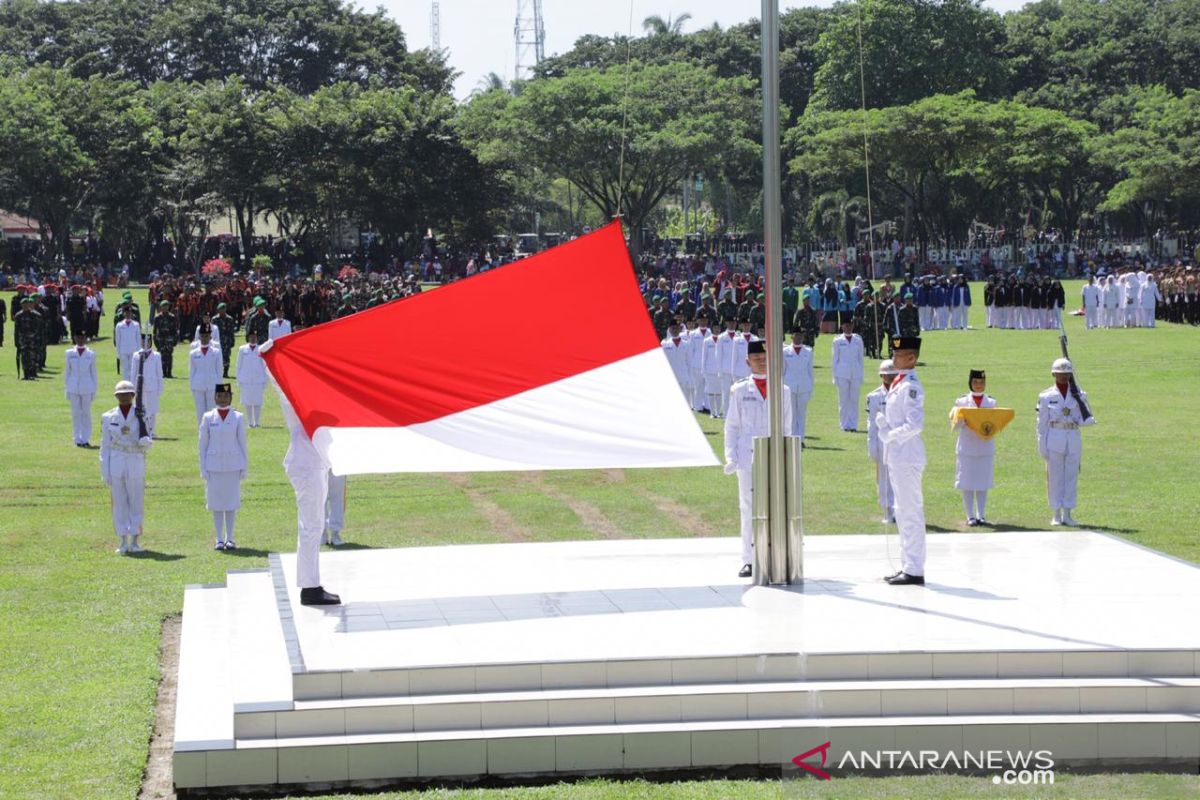 Peringatan HUT RI ke-74 Kabupaten Asahan berjalan khidmat