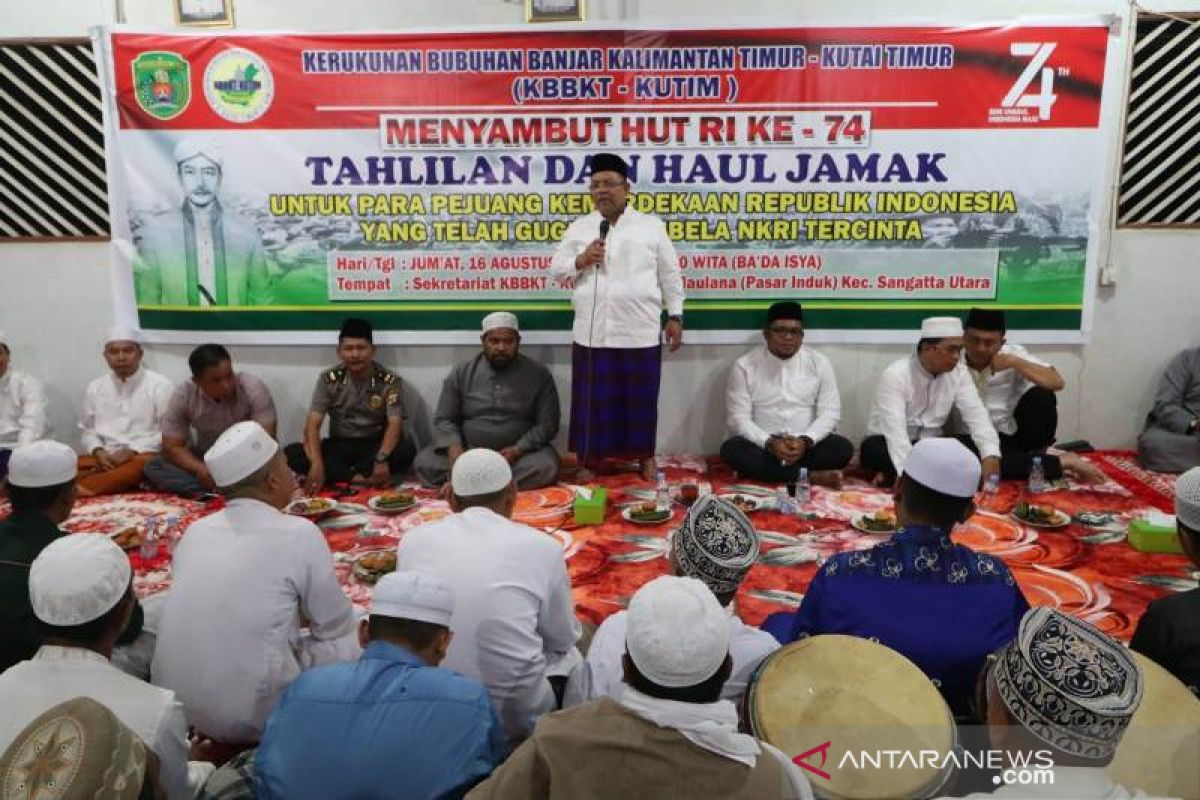 KBBKT Kutim Sambut HUT RI Dengan Tahlilan dan Haul Jamak Untuk Para Pahlawan