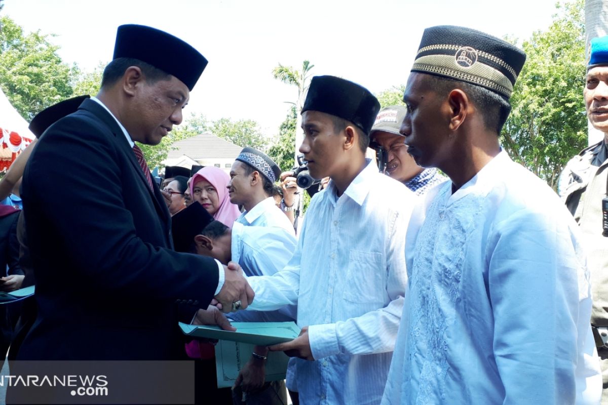 18 narapidana di Sulawesi Tengah mendapat remisi bebas 17 Agustus