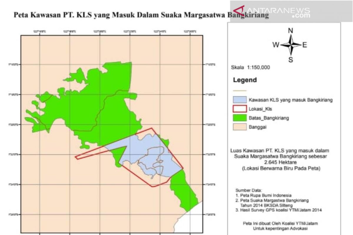 FRAS serukan perlindungan Suaka Margasatwa Bangkiriang Banggai dari kerusakan