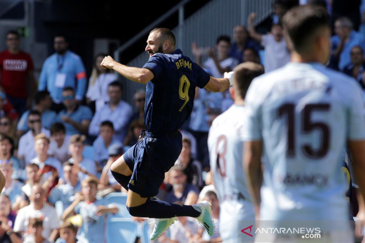 Liga Spanyol -- Real Madrid buka musim dengan kemenangan 3-1 atas Celta Vigo