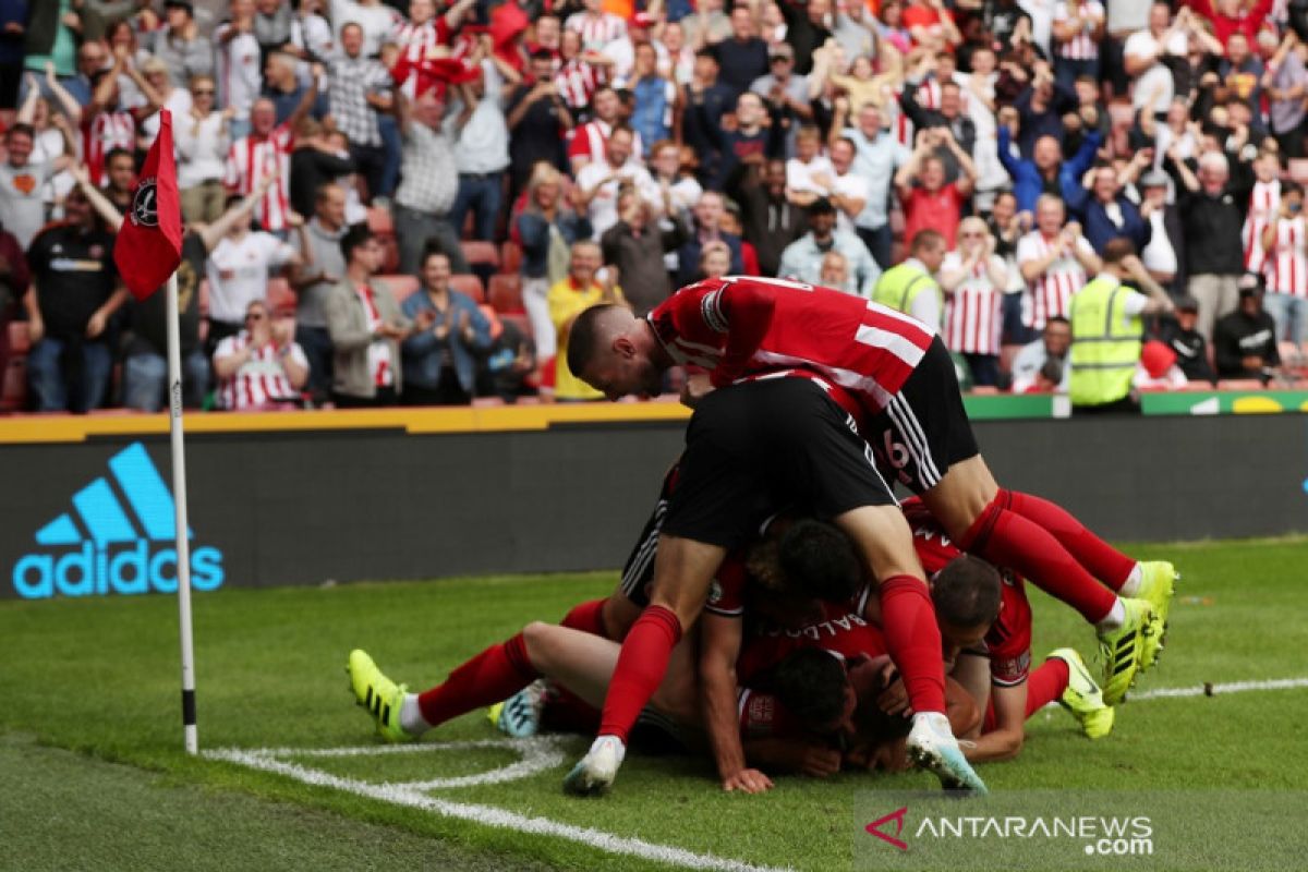 Sheffield membukukan kemenangan perdana, atasi Palace 1-0