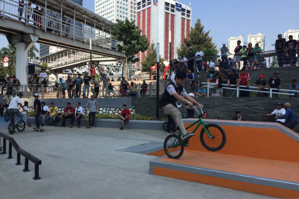 Pemprov DKI bangun "skatepark" standar internasional di Pasar Rebo