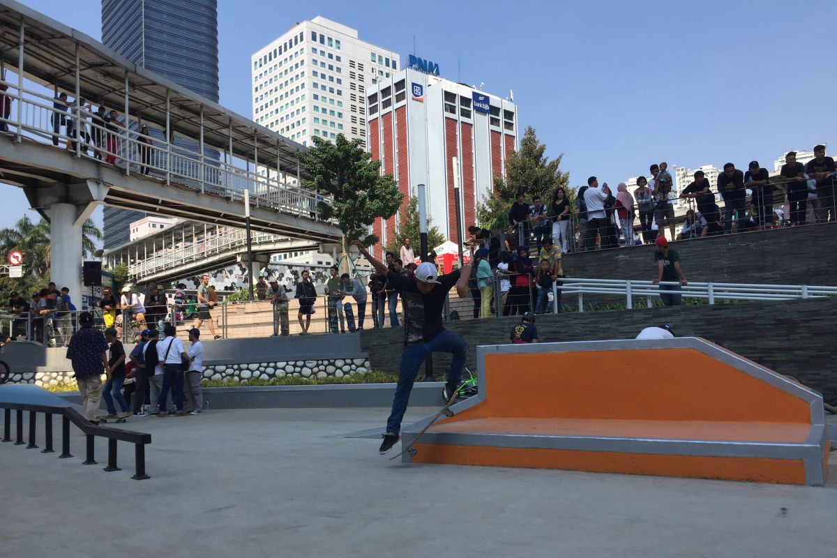 Anies resmikan skatepark, ini tanggapan Komunitas Skateboard Jakarta