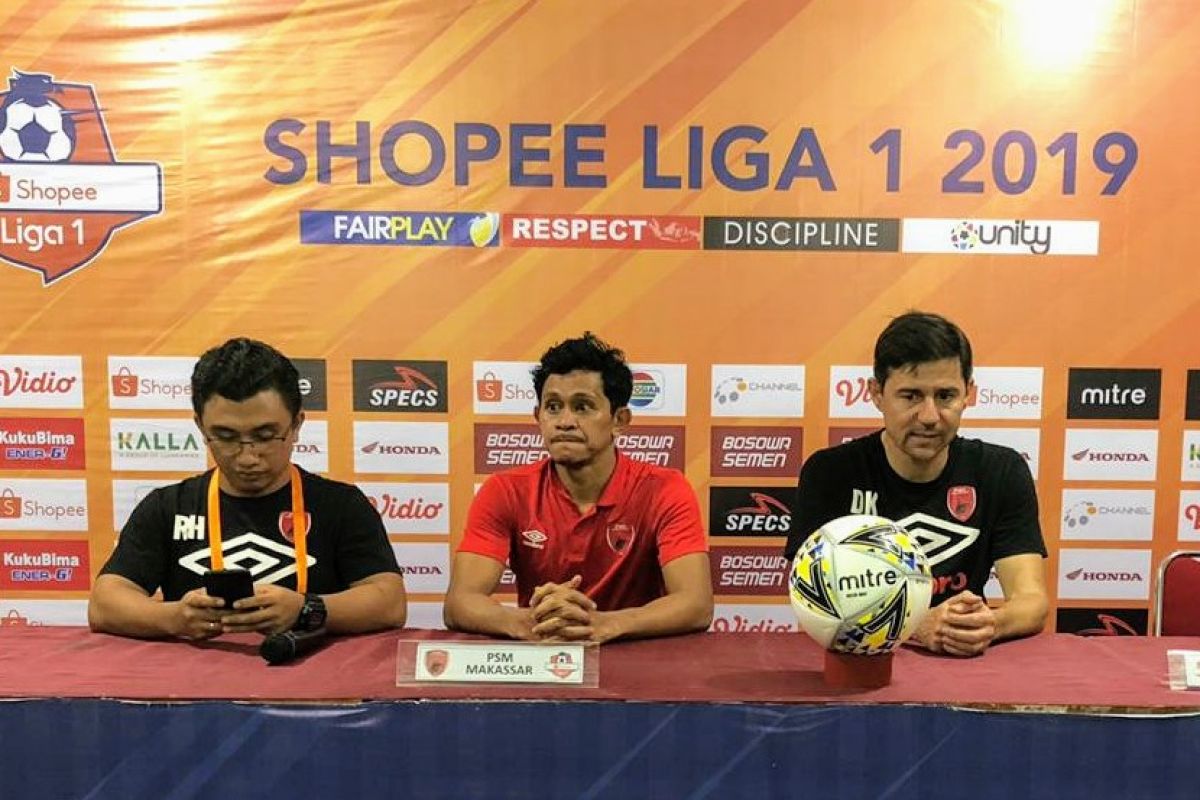 Darije Kalezic bangga pemain PSM Makassar dipanggil timnas