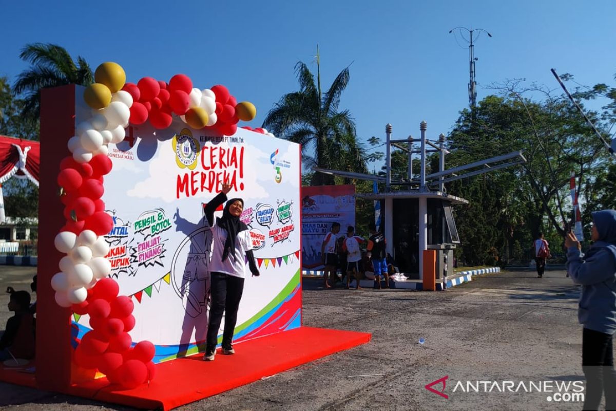 SMN Sultra bersama belasan ribu warga Pangkalpinang jalan sehat 