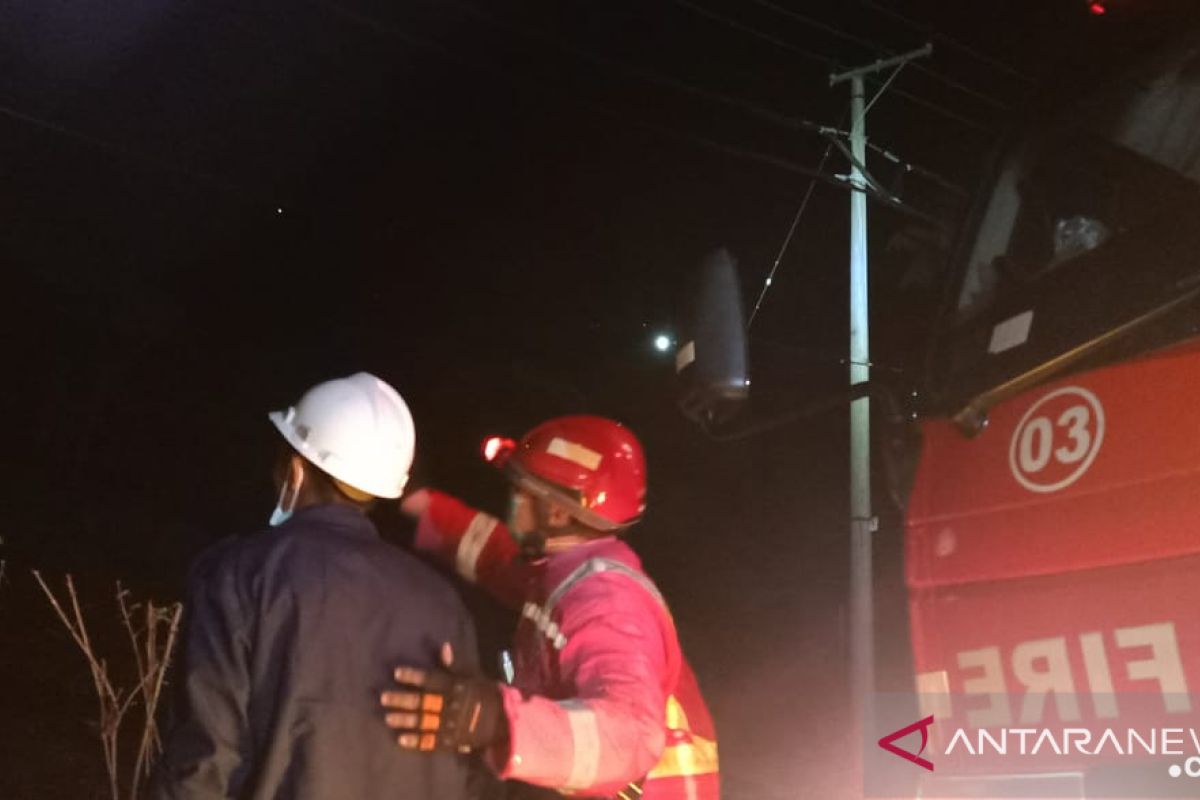 Kawasan wisata bukit Pandanan Lombok Utara terbakar