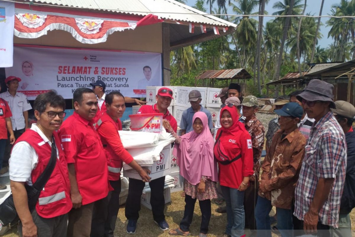 PMI luncurkan program kegiatan pemulihan untuk korban tsunami Banten