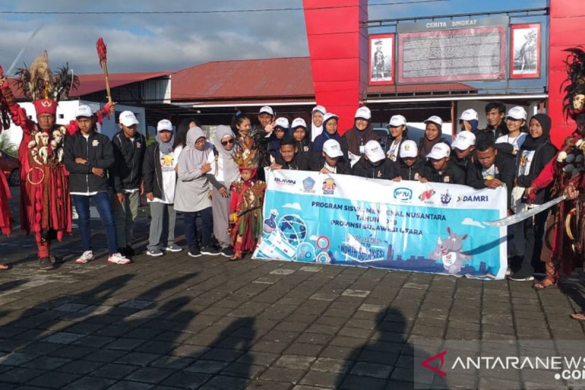 Peserta SMN Jateng kunjungi destinasi wisata Kota Tomohon