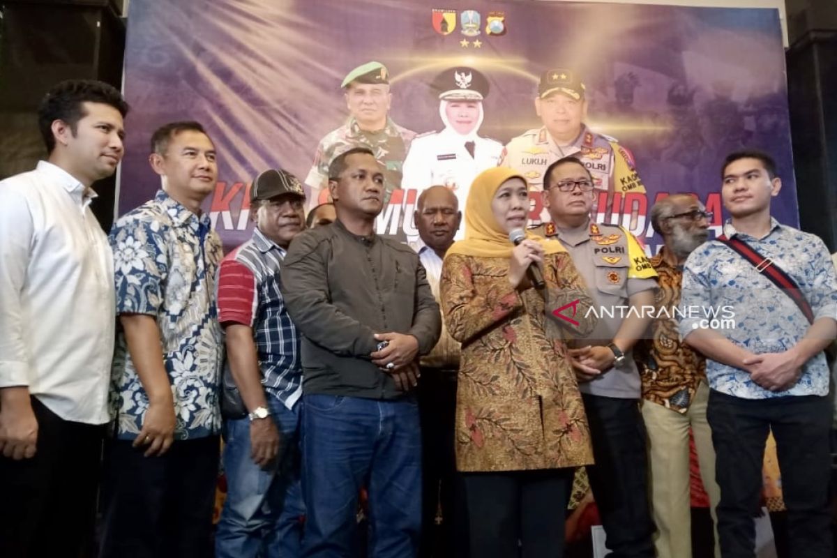 Kapolda Jatim harap cangkrukan dengan warga Papua redakan kekhawatiran