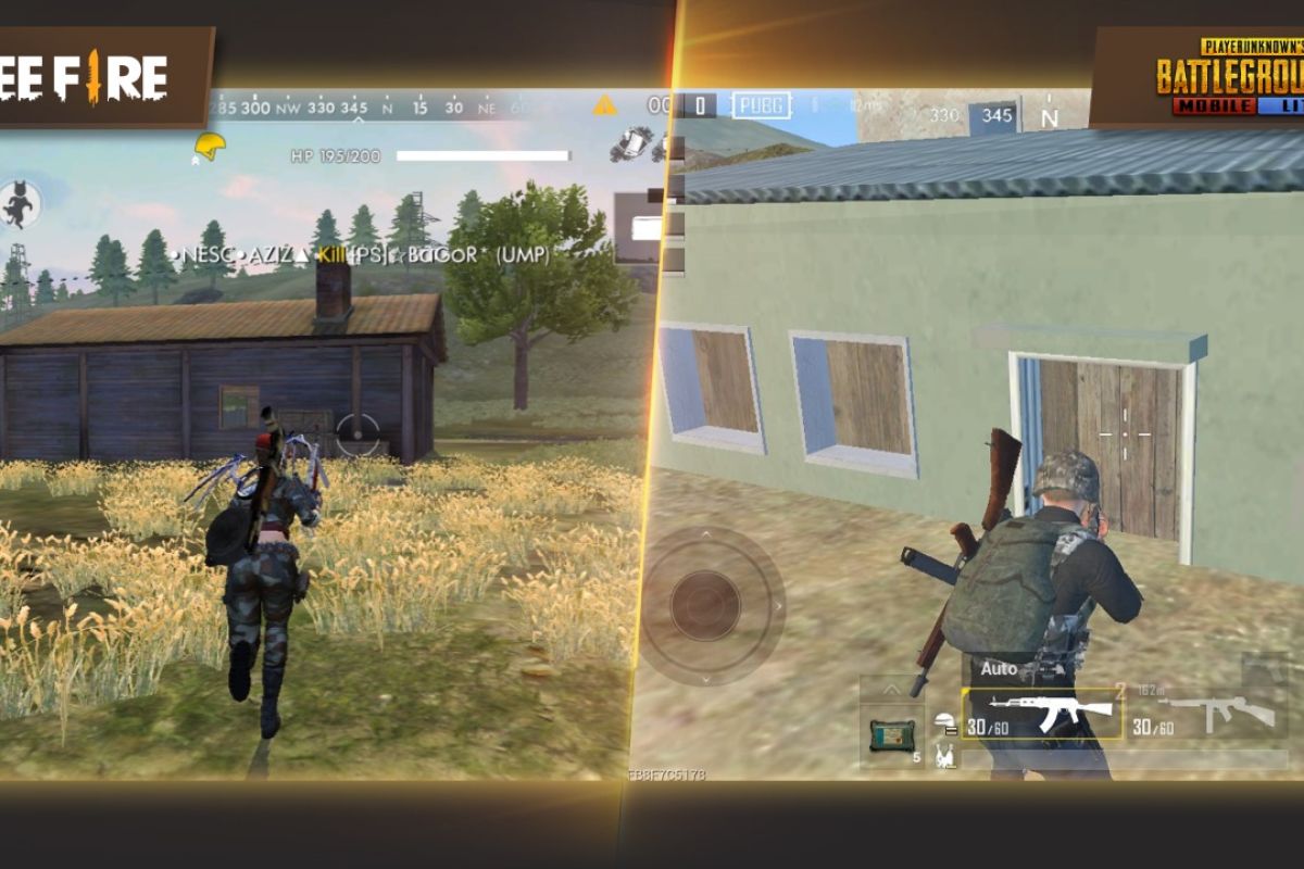 Lebih seru PUBG Mobile Lite atau Free Fire?