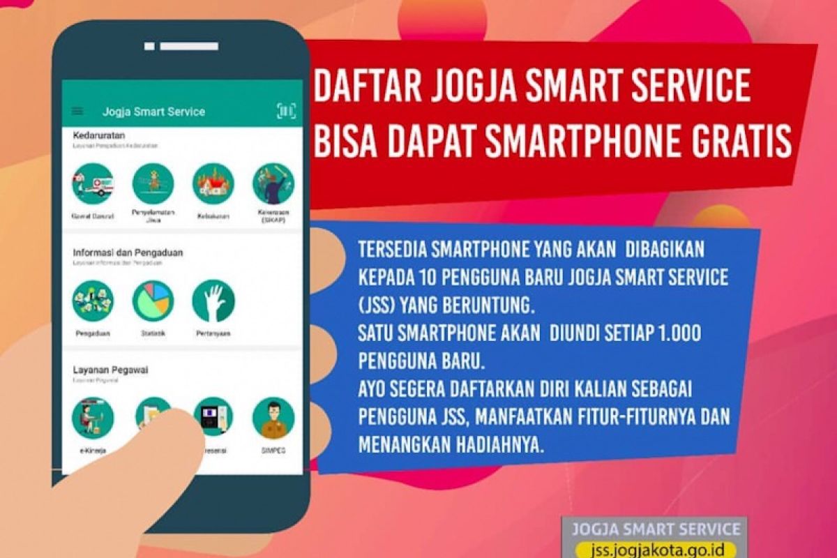 Yogyakarta menyiapkan 10 telepon pintar untuk pengguna baru JSS