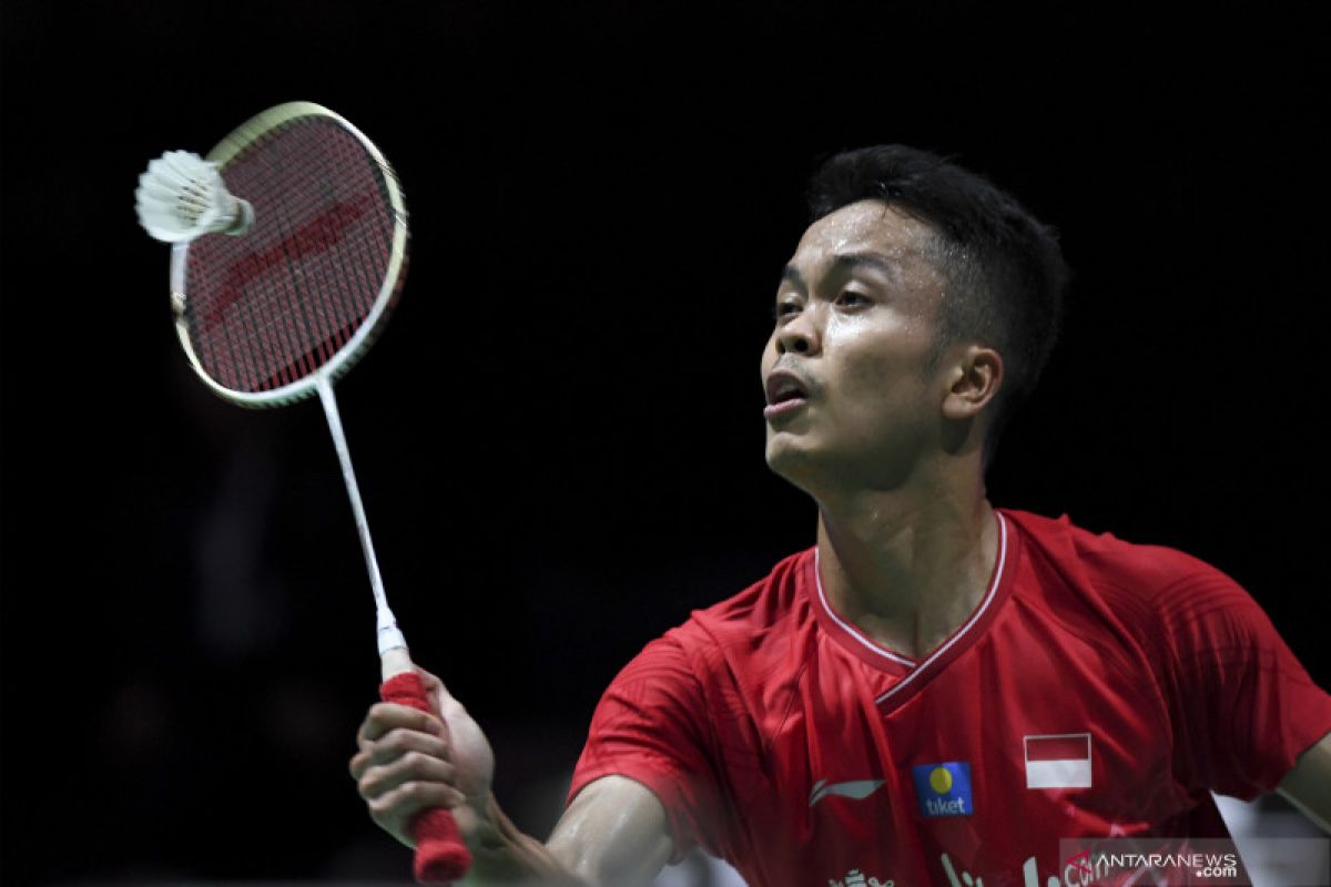 Anthony Ginting kesulitan menjaga ritme permainan