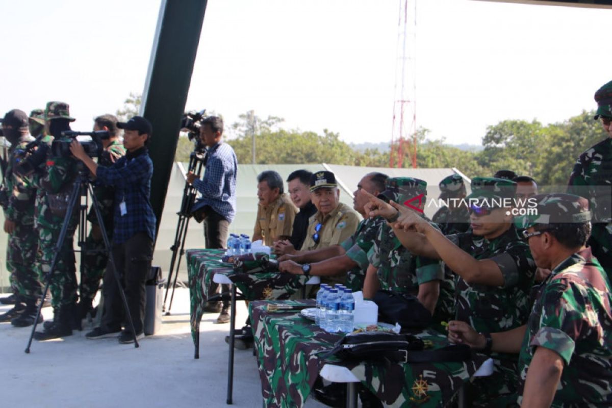Bupati OKU hadiri puncak latihan tempur  antarkecabangan TNI AD