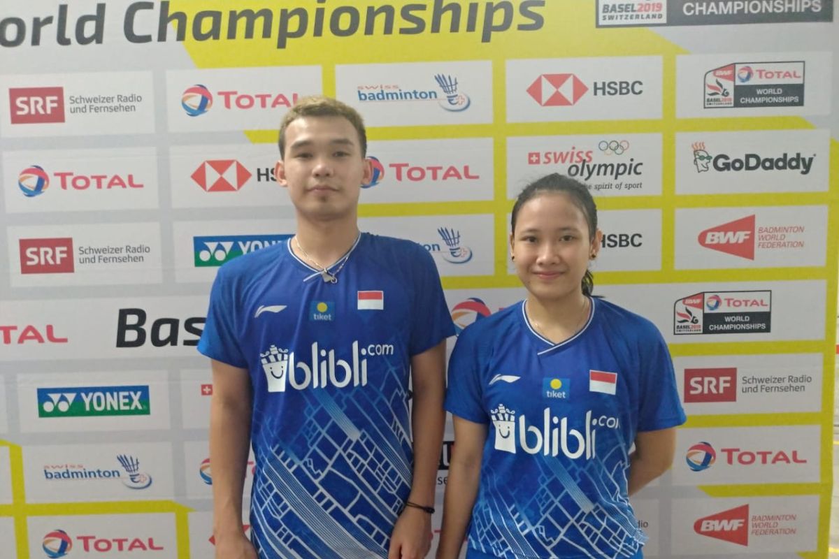 Rinov/Pitha berhasil atasi tekanan lawan pada Kejuaraan Dunia BWF