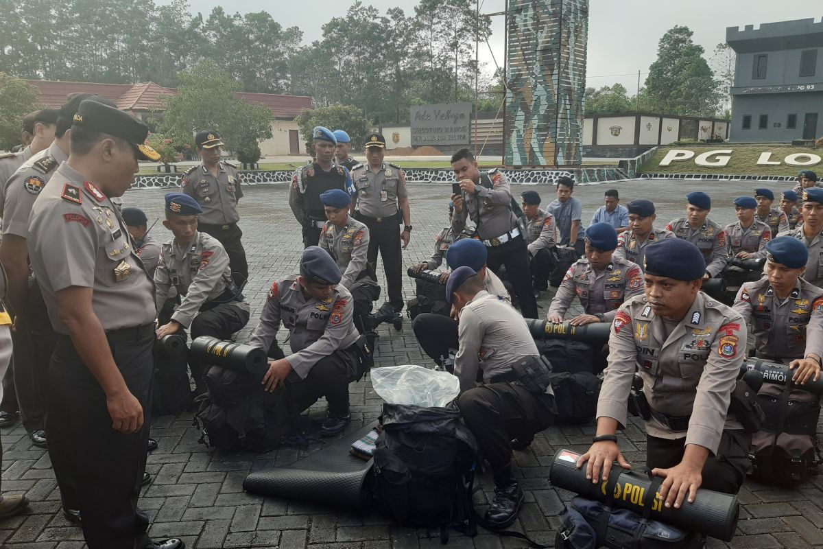 Polda Sultra kirim Brimob BKO ke Papua Barat