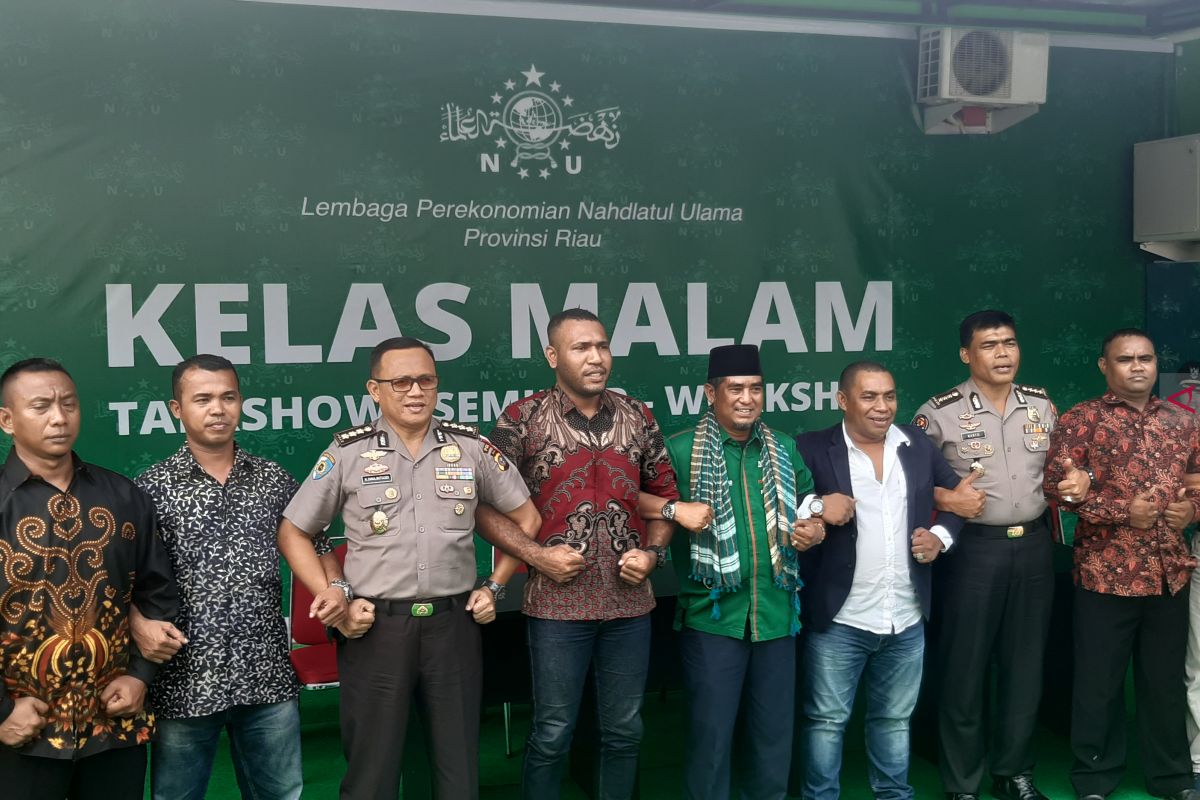 Kericuhan Papua, PWNU-Polda Riau ajak masyarakat eratkan toleransi