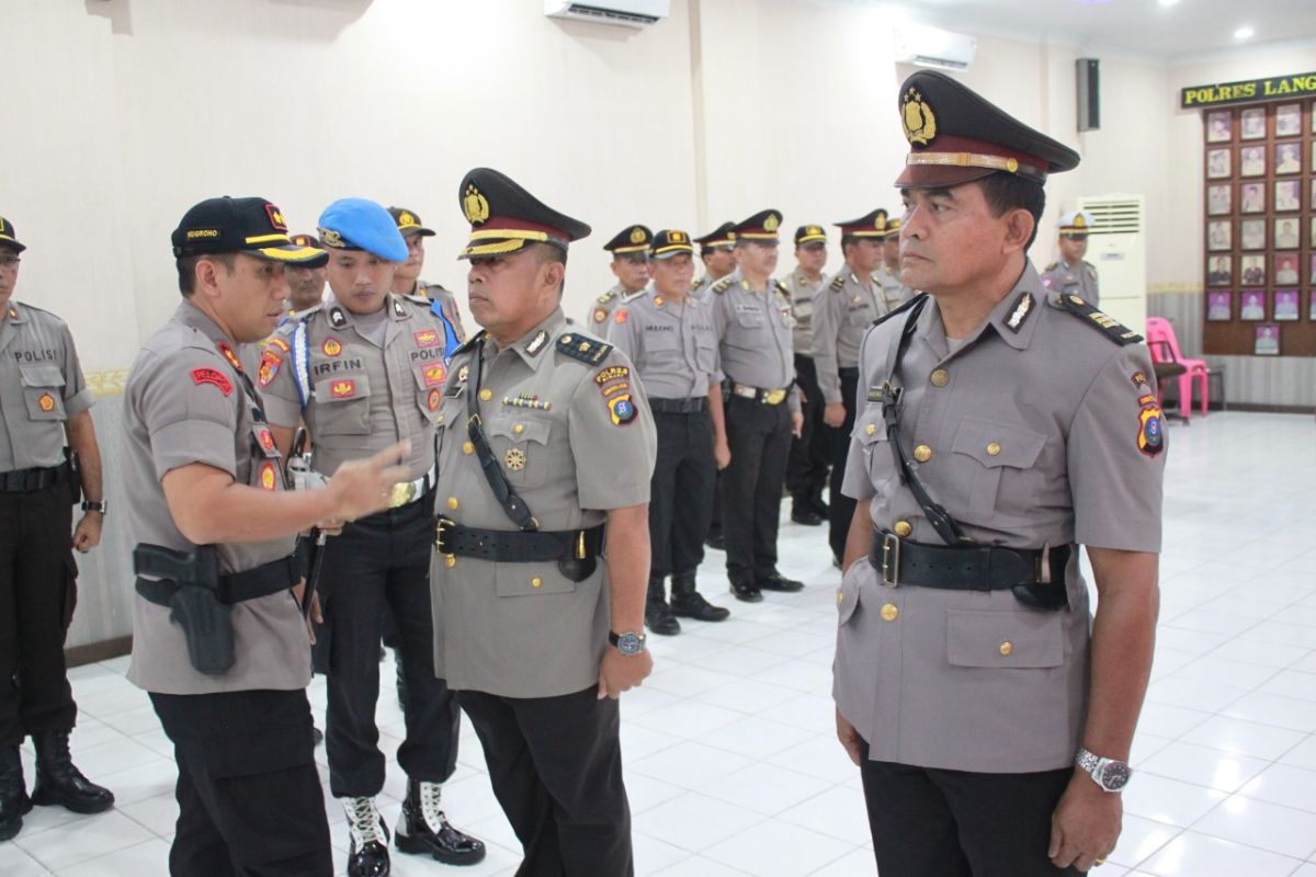 Kapolres Binjai pimpin serah terima jabatan Kabag Ops