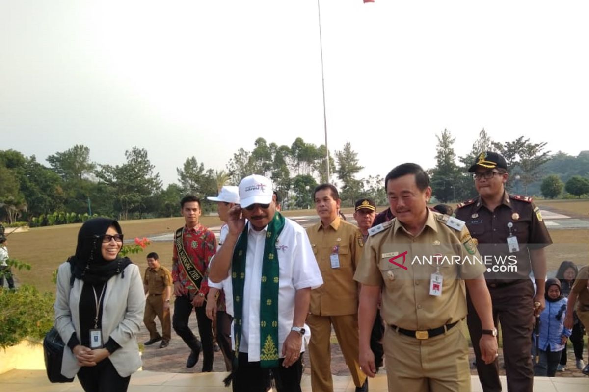 Menteri Pariwisata Arief Yahya tiba di Kuansing