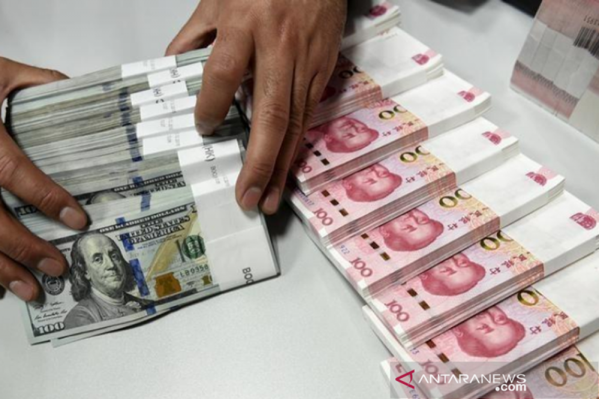 Yuan "rebound" 109 basis poin terhadap dolar AS