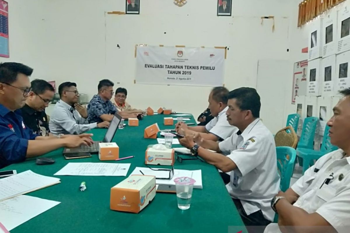 Evaluasi KPU Manado bahas empat hal penting