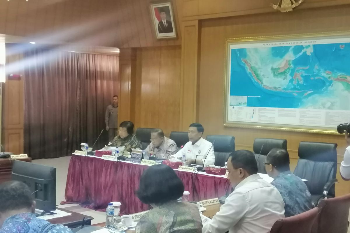 Mendapat warning puncak kemarau, Wiranto dan beberapa menteri bahas kesiapan hadapi Karhutla