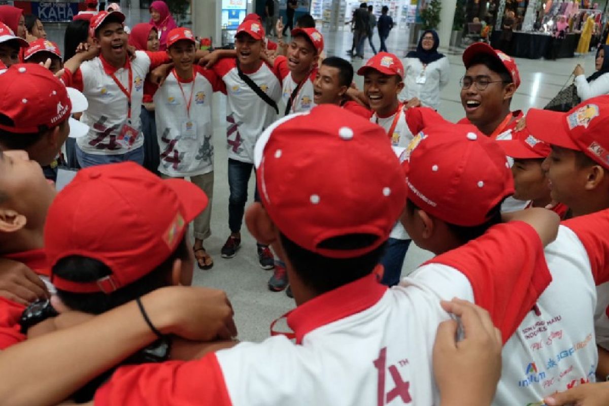 Peserta SMN Sulteng-Sumut bertemu di Bandara Kualanamu