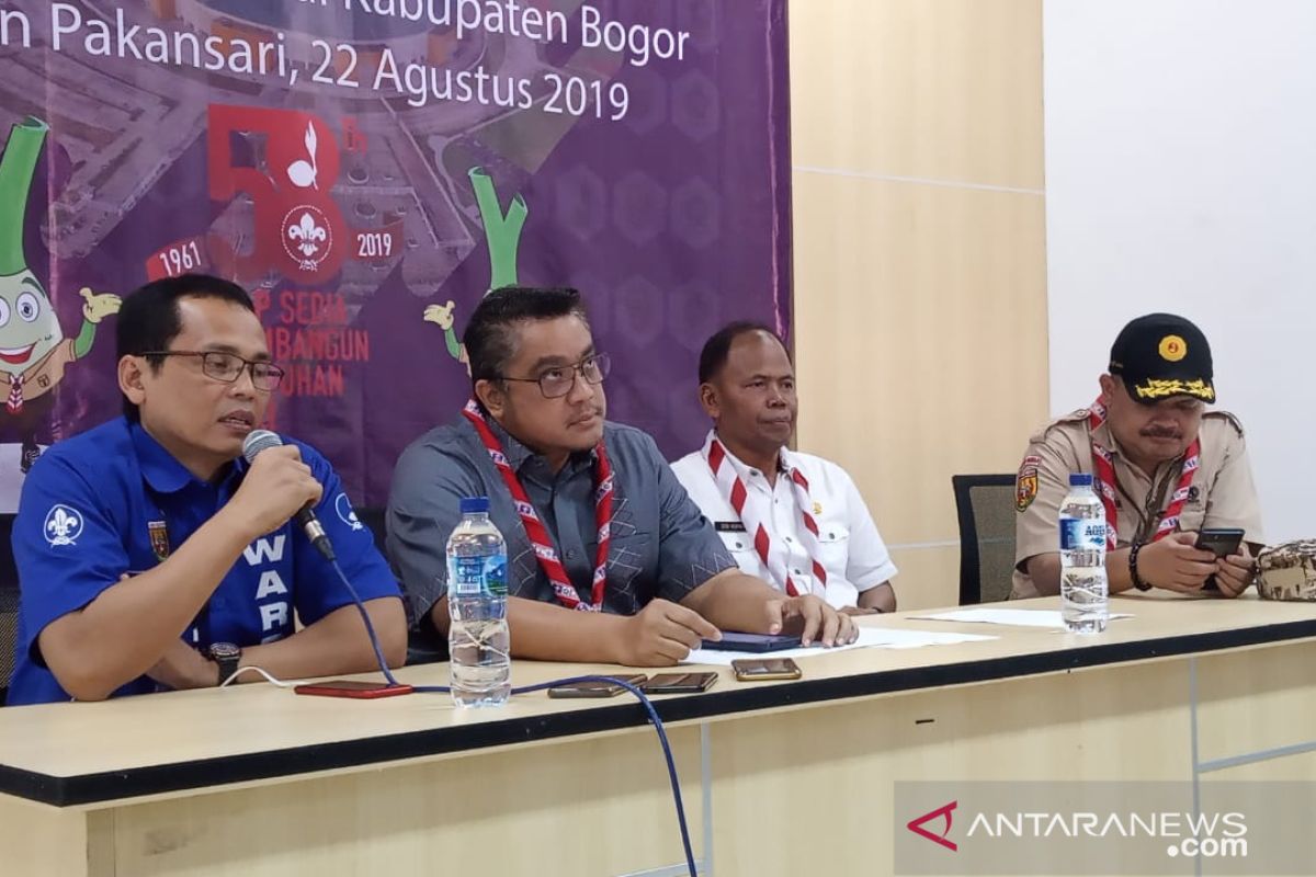 44.000 anggota Pramuka se-Jabar peringati Hari Jadi ke-58 di Stadion Pakansari