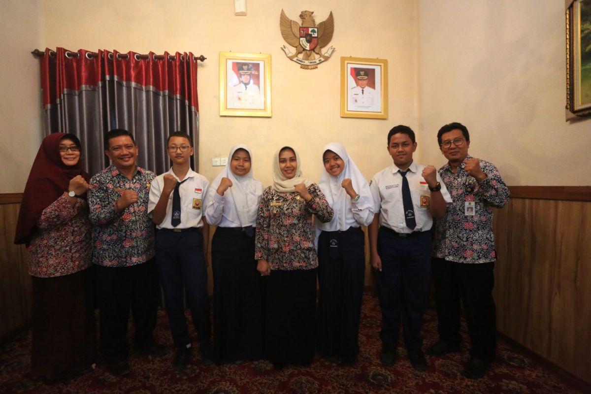 Empat siswa SMP Kota Mojokerto berlaga di Robofest Japan 2019