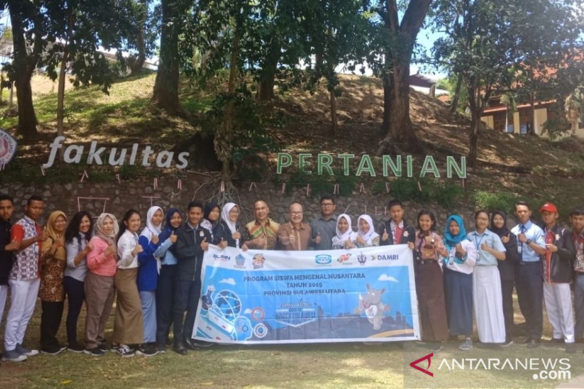 Peserta Siswa Mengenal Nusantara dikenalkan dunia Universitas Sam Ratulangi