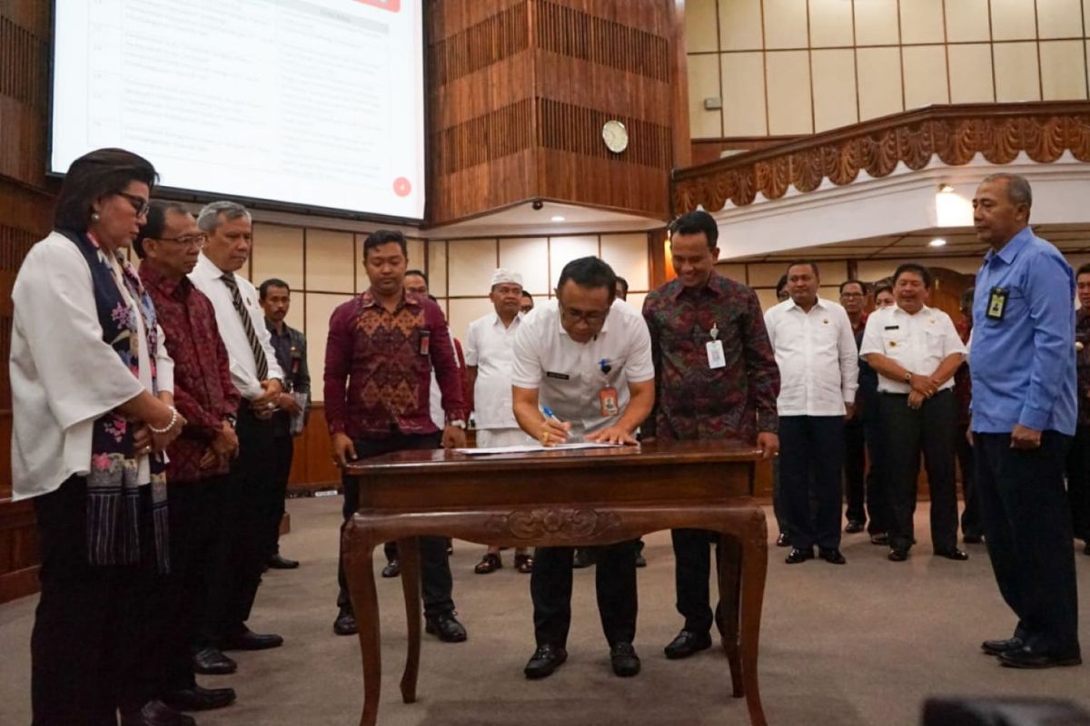 Pemkot Denpasar jalin kerja sama Bank BPD Bali dan BPN