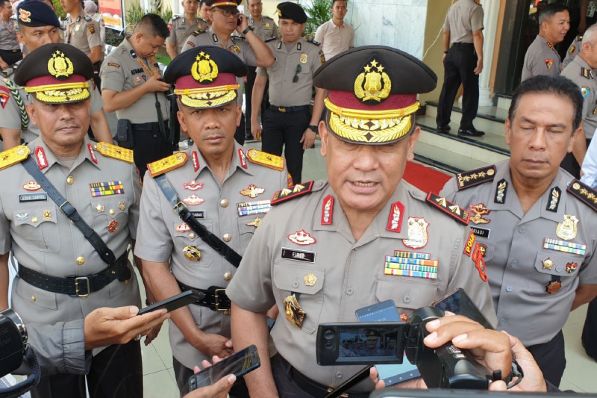 Kapolda Sumsel perintahkan tingkatkan  penindakan kejahatan meresahkan