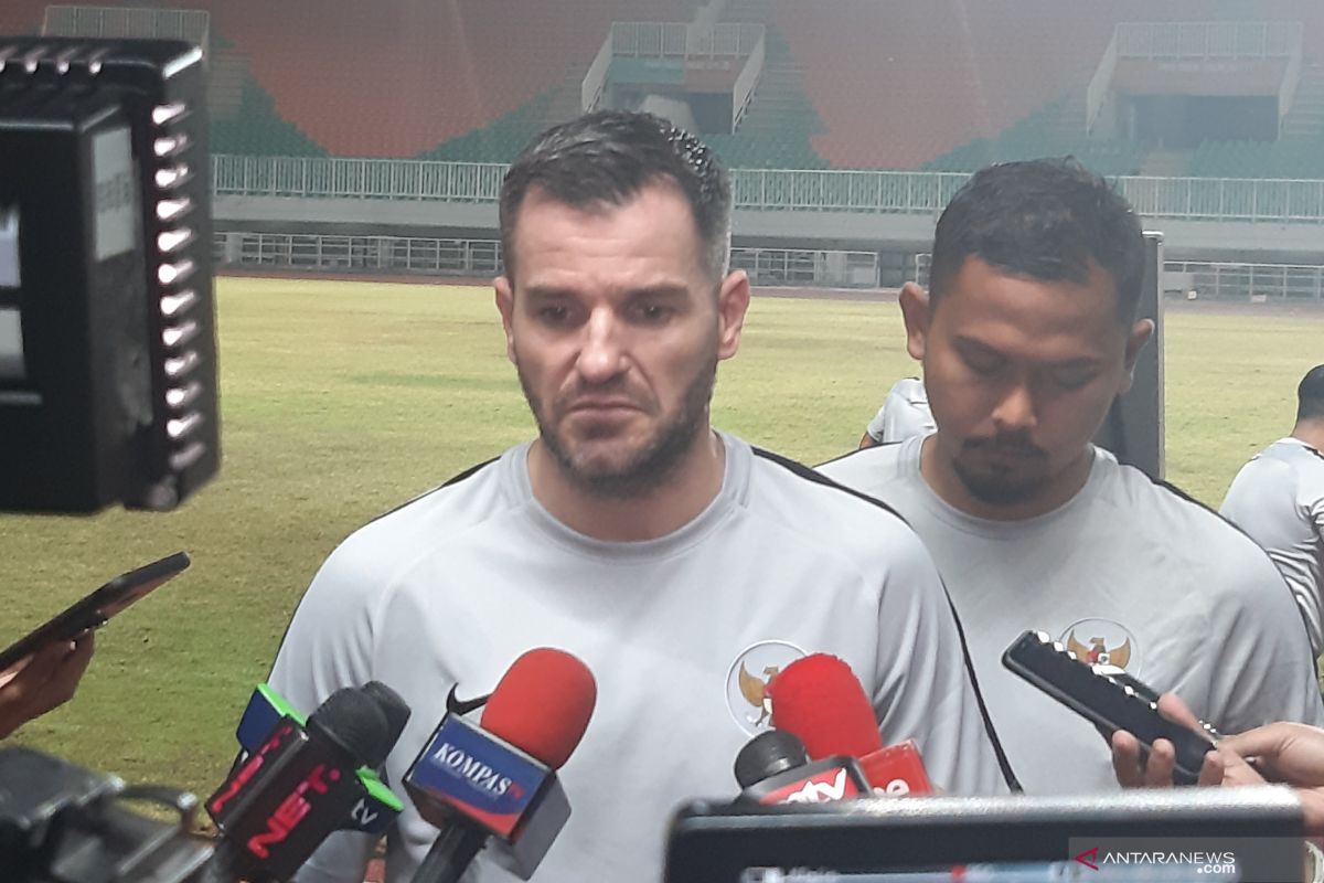 Hari pertama TC pelatih Timnas Simon McMenemy puas dengan performa pemain